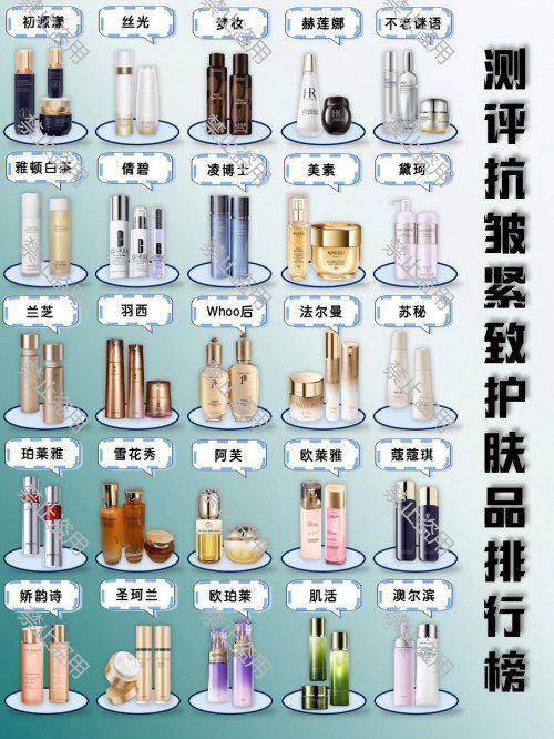 哪个品牌抗皱效果好？40岁抗皱紧致十大排名护肤品种草重获紧致